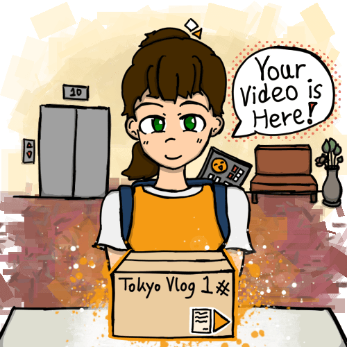 Video editing delivery service like receiving a parcel